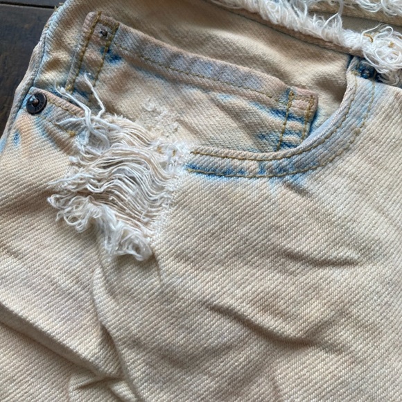 Free People We the Free Beginners Luck low rise slouch shorts - Picture 6 of 11